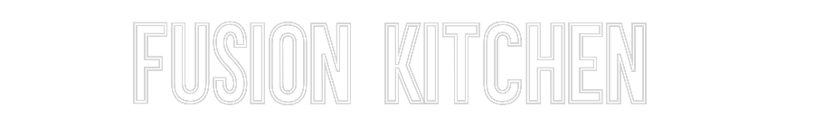 Individuelles Neon: Fusion Kitchen