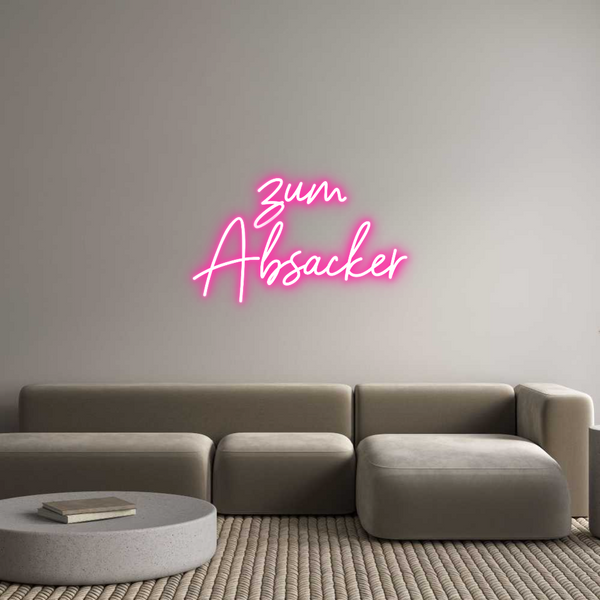 Individuelles Neon: zum
Absacker