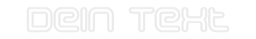 Individuelles Neon: Dein Text