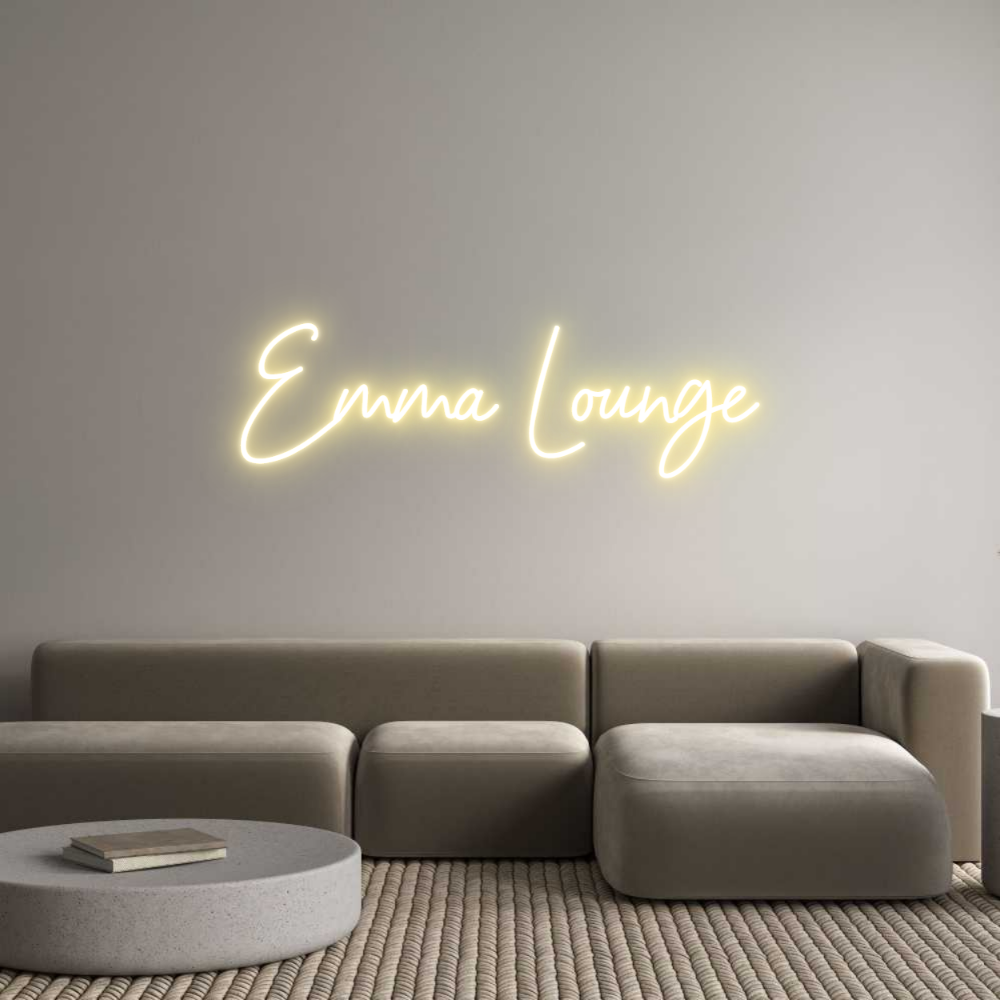 Individuelles Neon: Emma Lounge