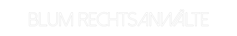 Individuelles Neon: Blum Rechtsan...