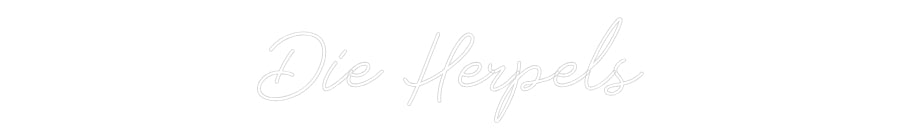 Individuelles Neon: Die Herpels