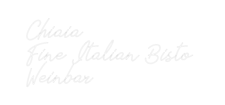 Individuelles Neon: Chiaia 
Fine...