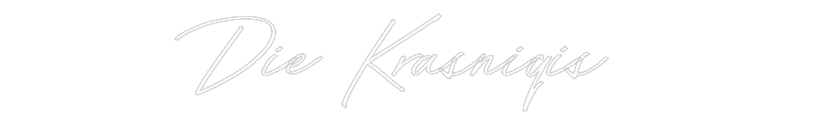 Individuelles Neon: Die Krasniqis
