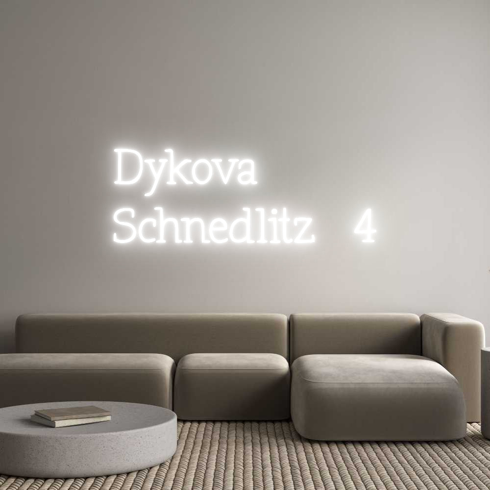 Individuelles Neon: Dykova
Schne...