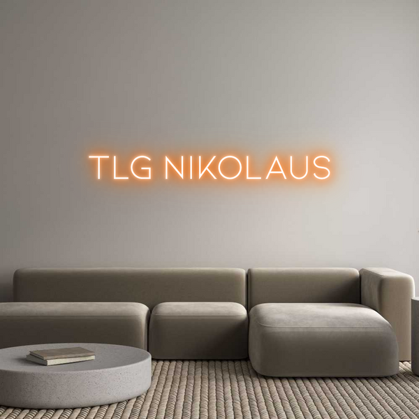 Individuelles Neon: TLG Nikolaus