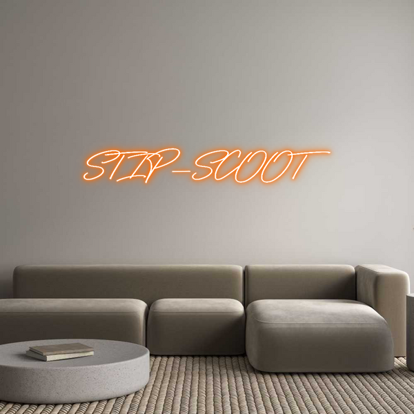 Individuelles Neon: STIP_SCOOT