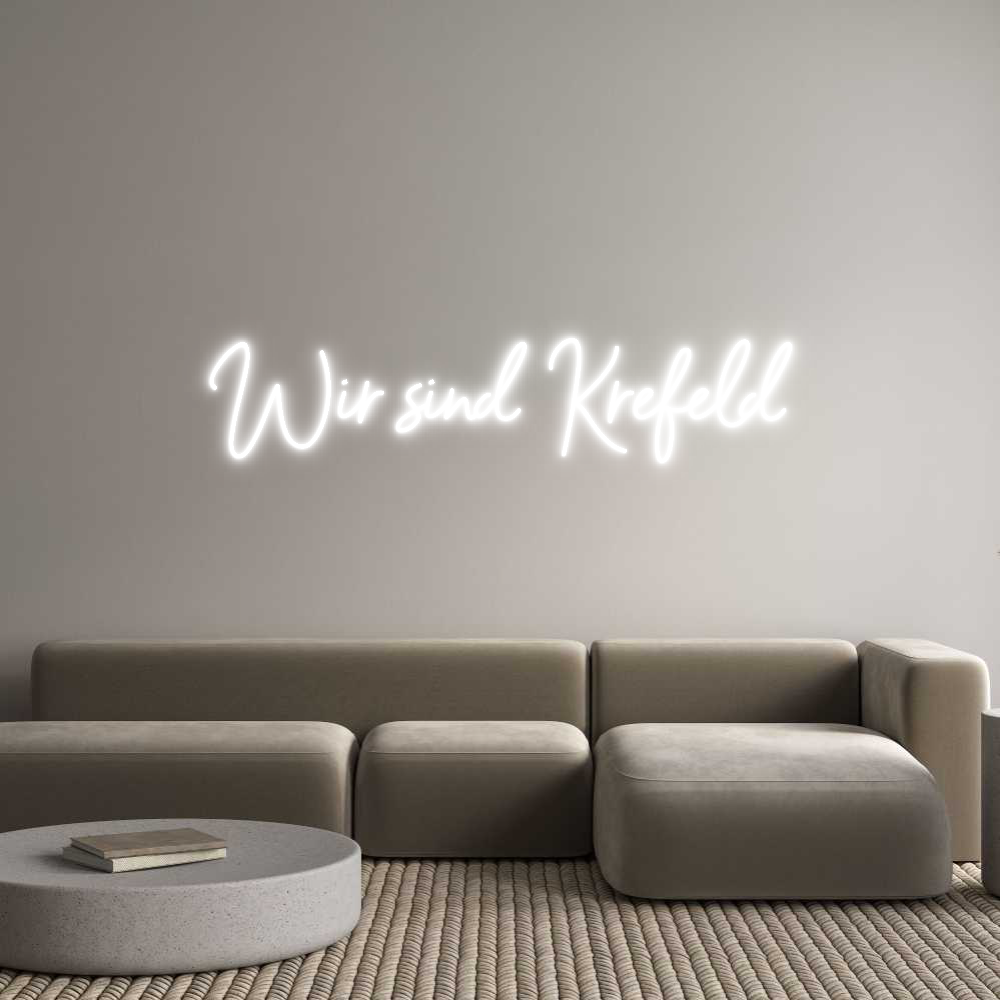 Individuelles Neon: Wir sind Kref...