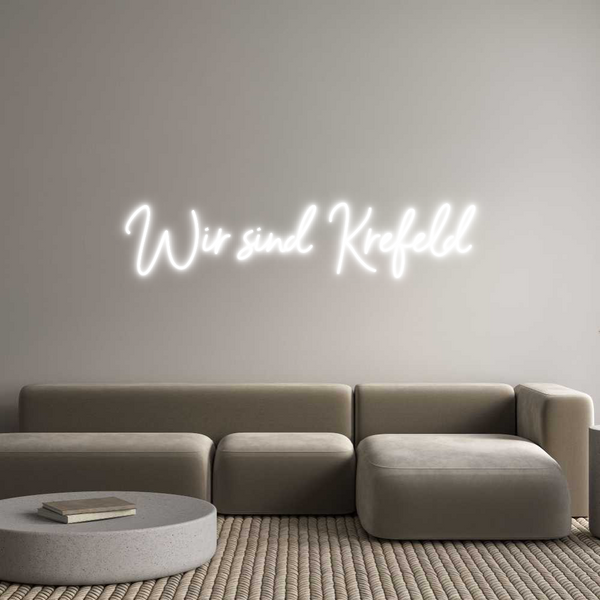 Individuelles Neon: Wir sind Kref...