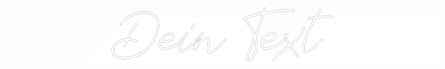 Individuelles Neon: Dein Text