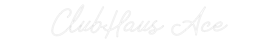 Individuelles Neon: ClubHaus Ace