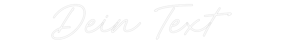 Individuelles Neon: Dein Text