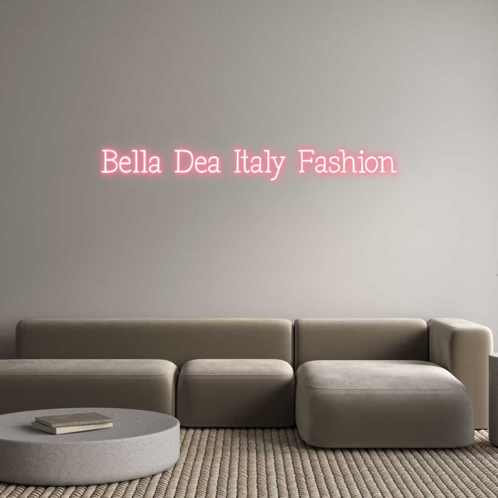 Individuelles Neon: Bella Dea Ita...