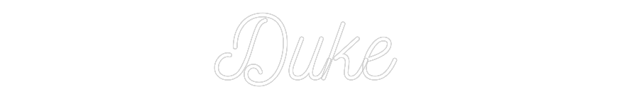 Individuelles Neon: Duke