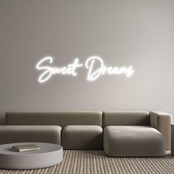 Individuelles Neon: Sweet Dreams