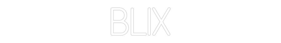 Individuelles Neon: blix