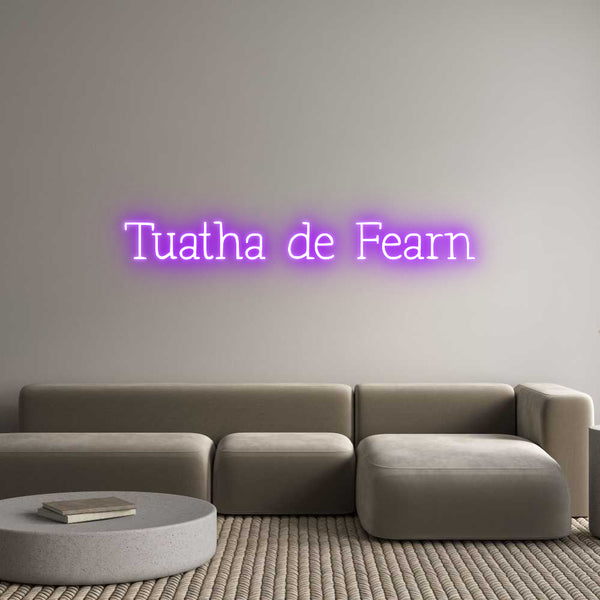 Individuelles Neon: Tuatha de Fearn