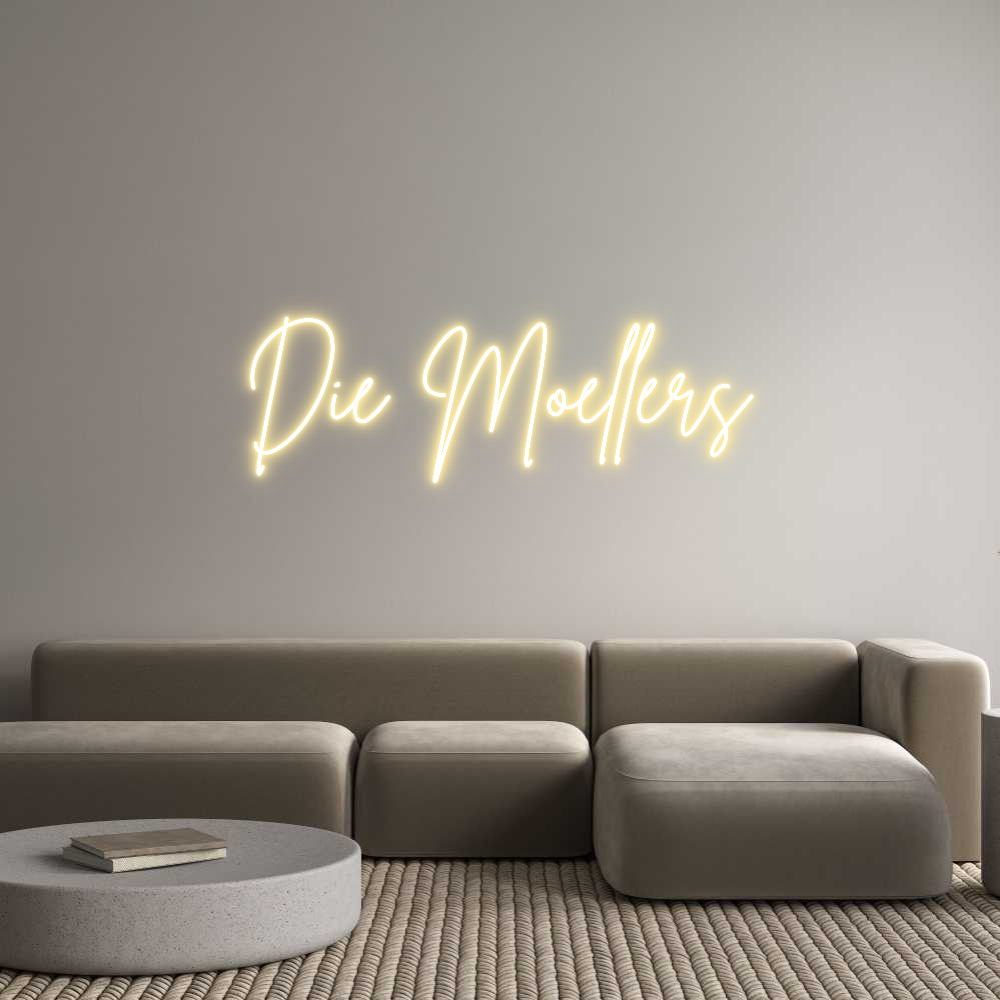 Individuelles Neon: Die Moellers