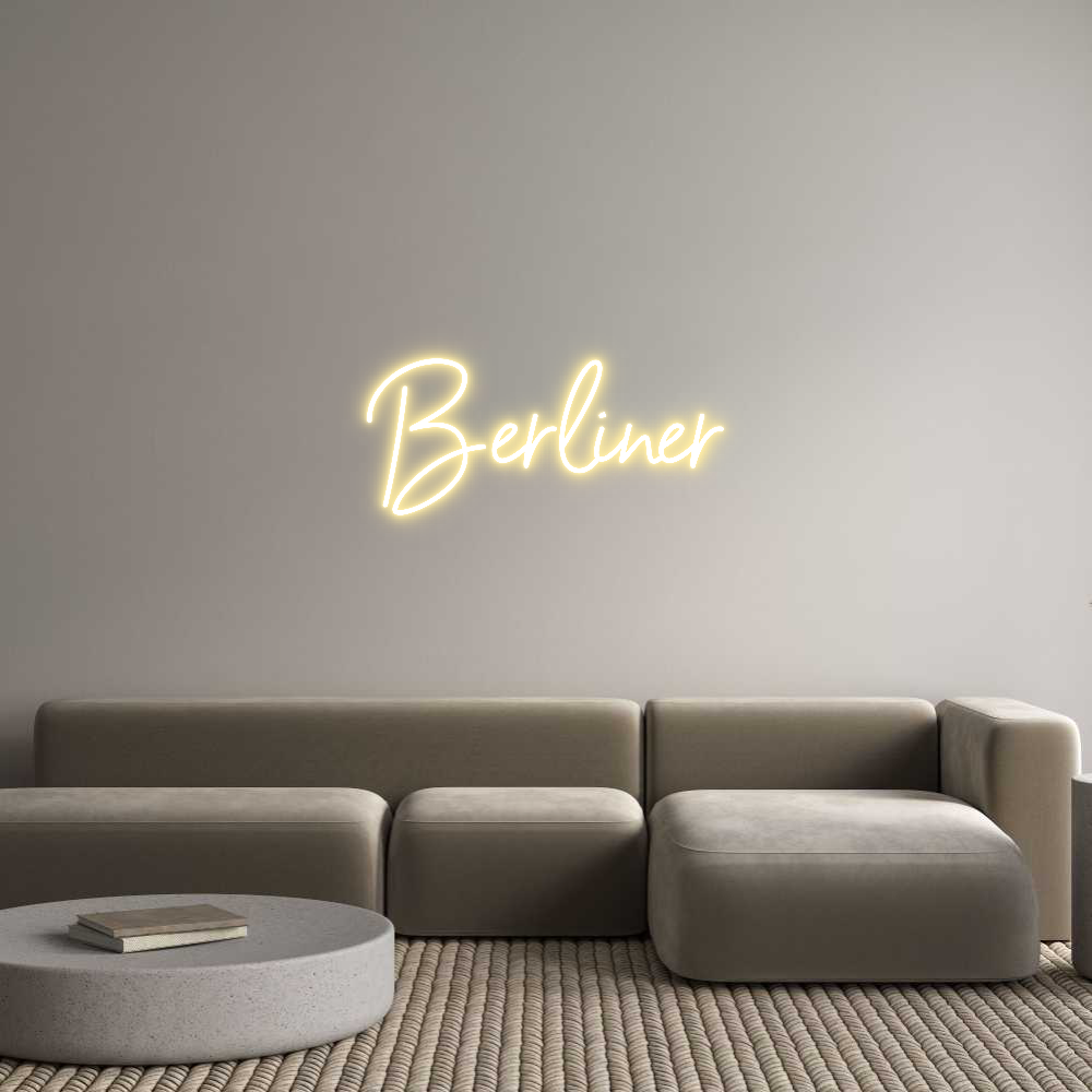 Individuelles Neon: Berliner