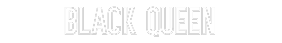 Individuelles Neon: Black Queen