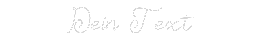 Individuelles Neon: Dein Text