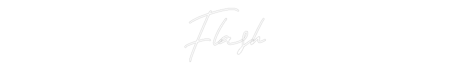Individuelles Neon: Flash