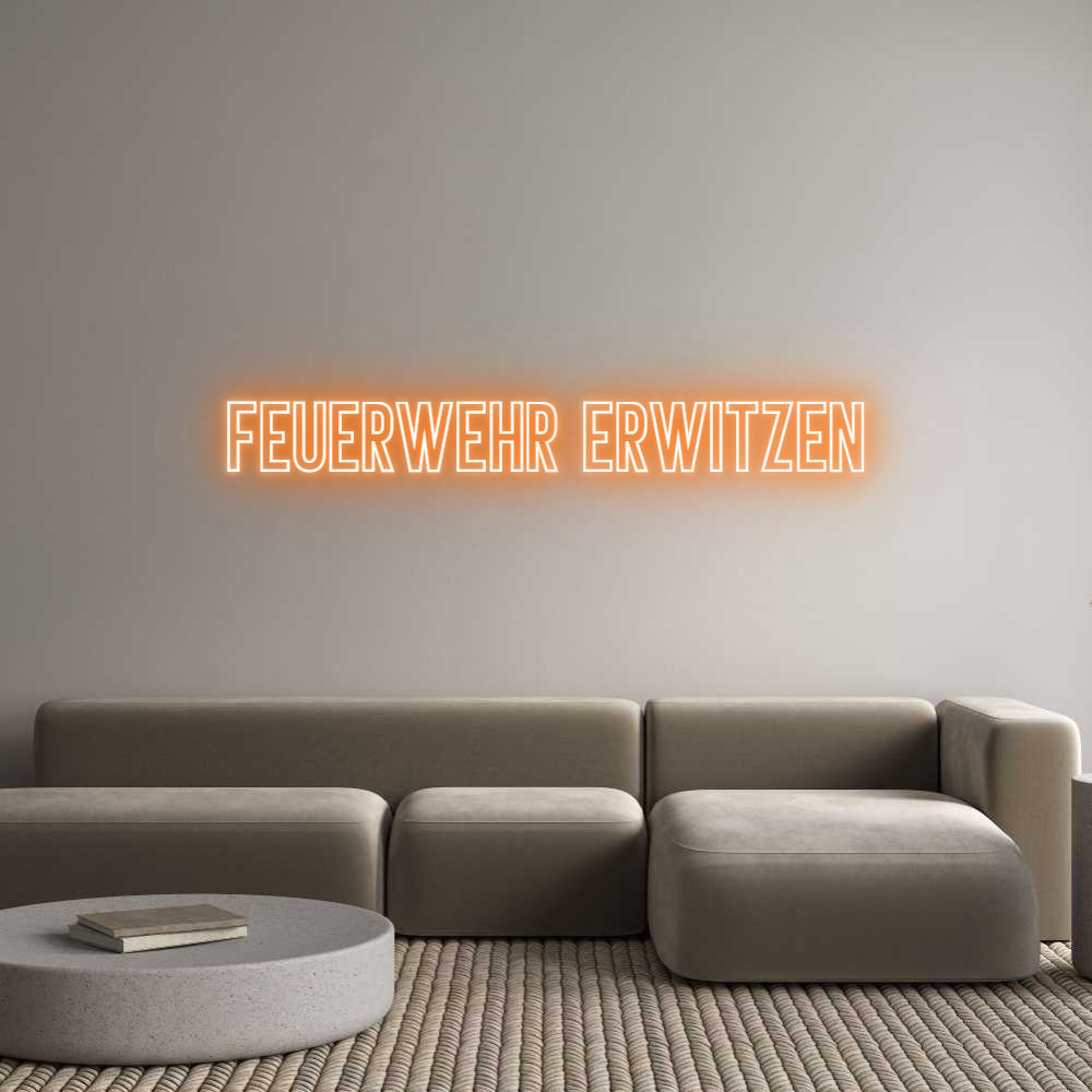 Individuelles Neon: Feuerwehr Erw...