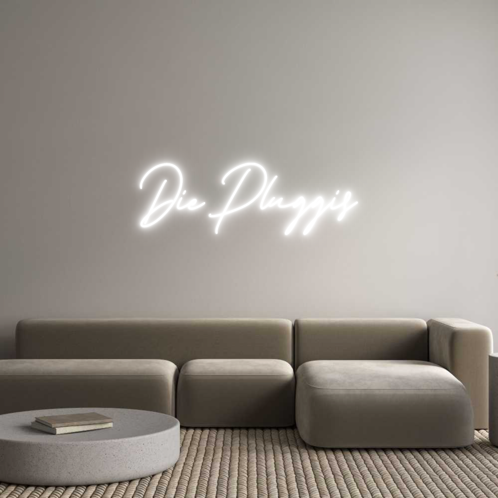 Individuelles Neon: Die Pluggis