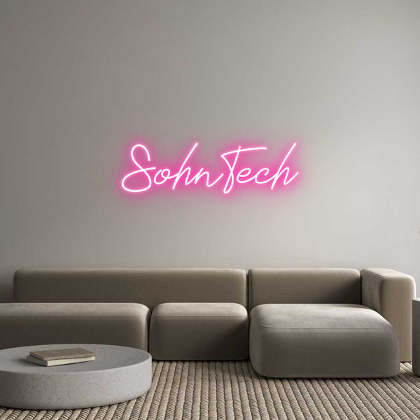 Individuelles Neon: SohnTech