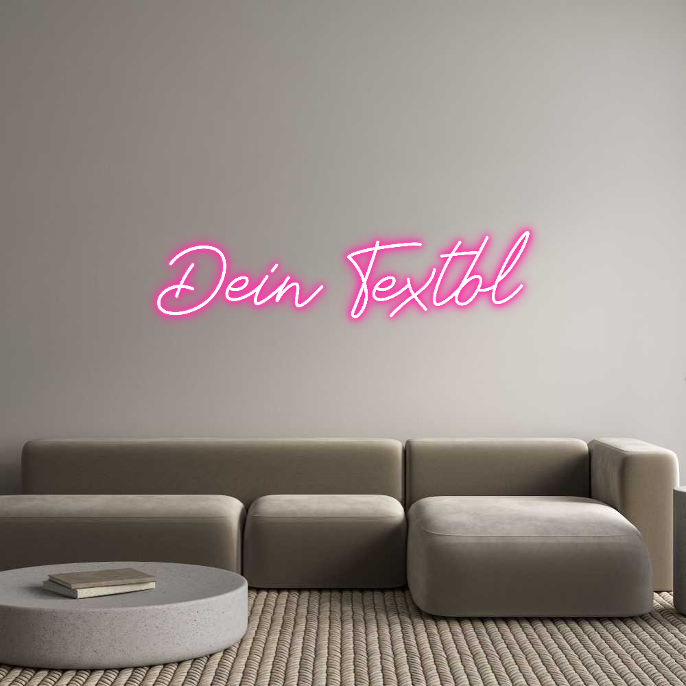 Individuelles Neon: Dein Textbl