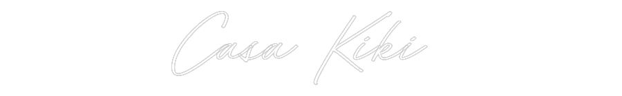 Individuelles Neon: Casa Kiki
