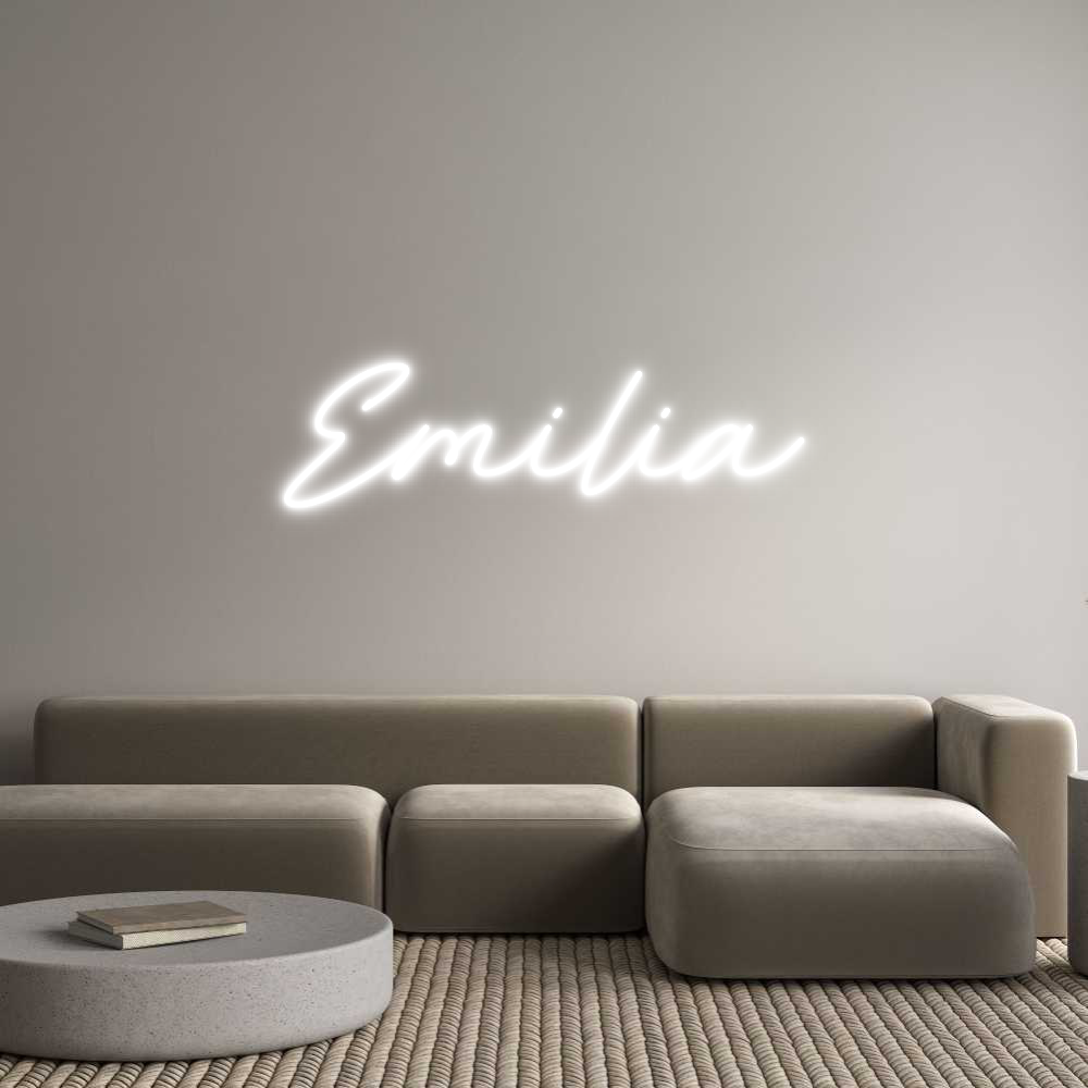 Individuelles Neon: Emilia