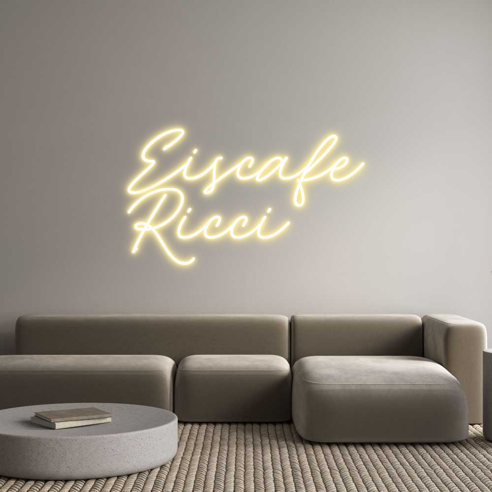 Individuelles Neon: Eiscafe
Ricci