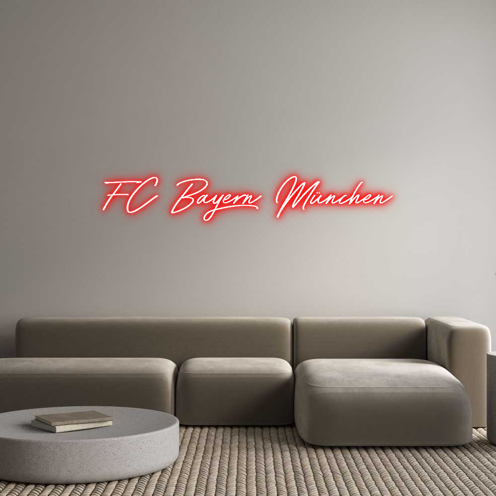 Individuelles Neon: FC Bayern Mün...