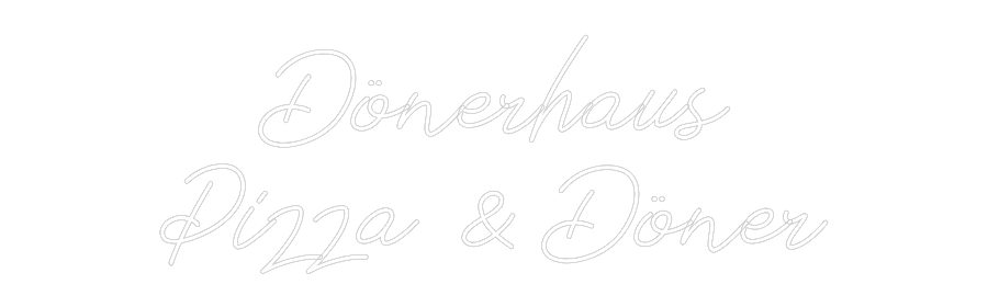 Individuelles Neon: Dönerhaus
Pi...