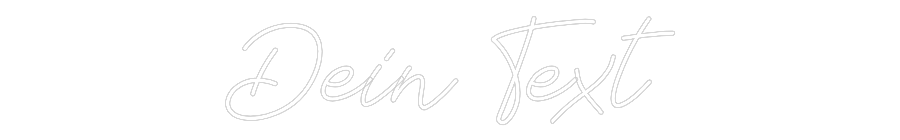 Individuelles Neon: Dein Text