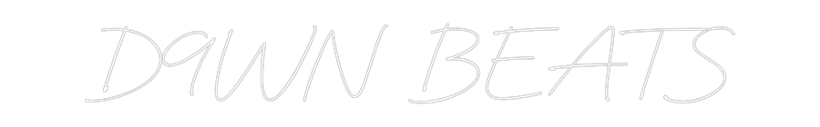 Individuelles Neon: D9WN BEATS