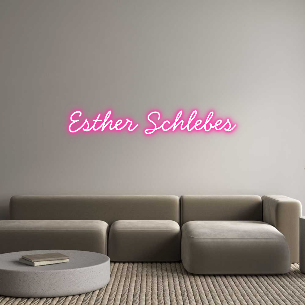 Individuelles Neon: Esther Schlebes