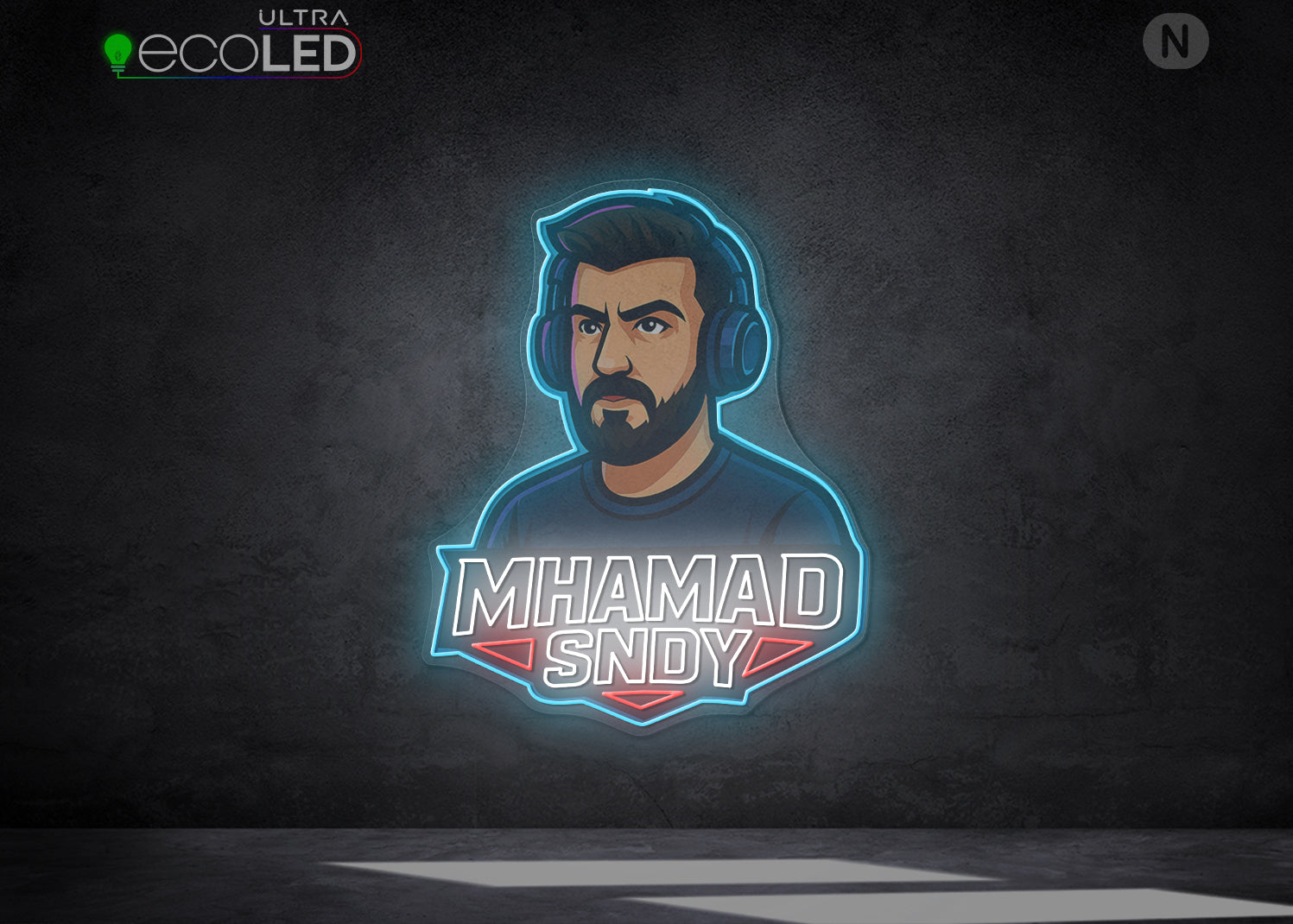 Individuelles Neonschild