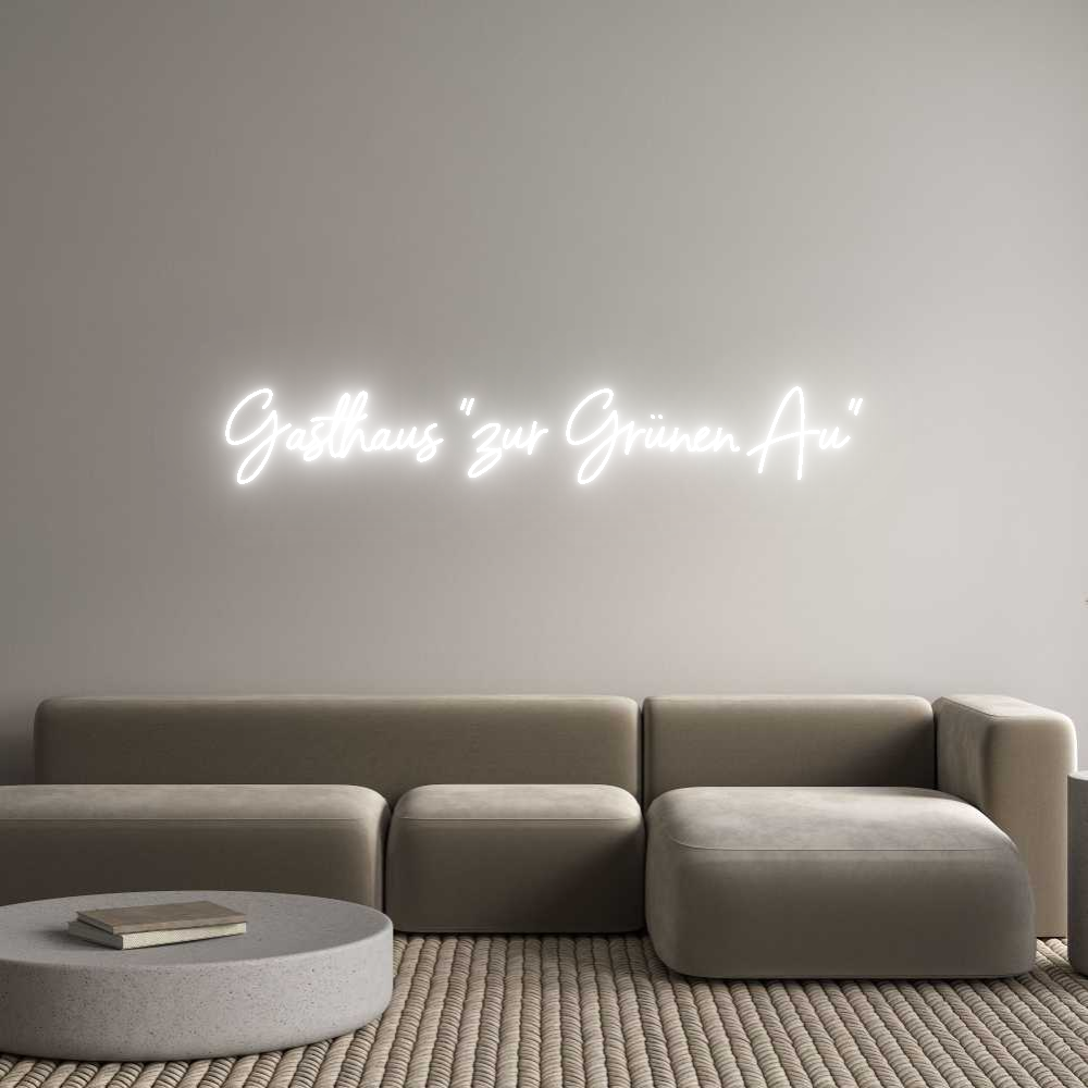 Individuelles Neon: Gasthaus "zur...