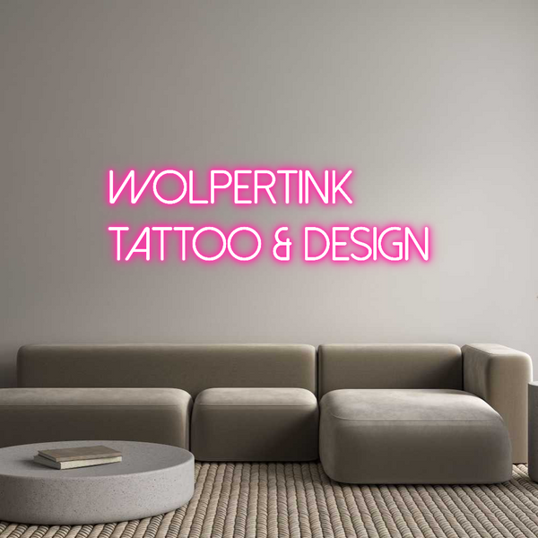 Individuelles Neon: Wolpertink 
...