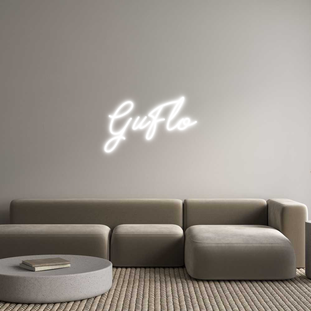 Individuelles Neon: GuFlo