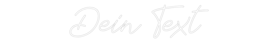 Individuelles Neon: Dein Text