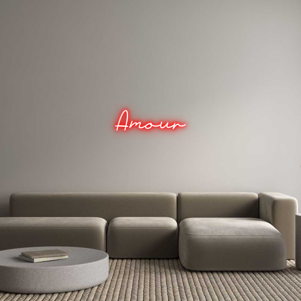 Individuelles Neon: Amour