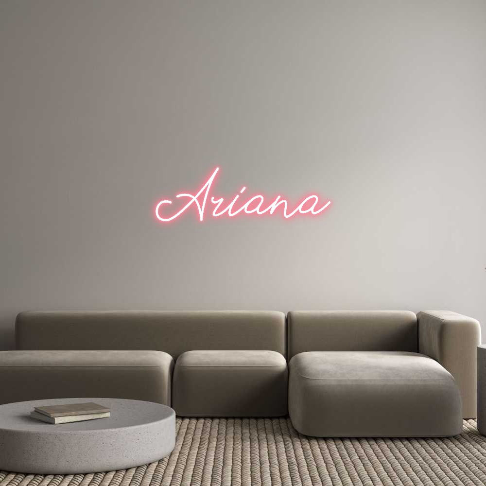 Individuelles Neon: Ariana