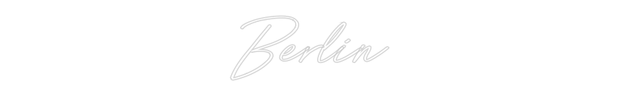 Individuelles Neon: Berlin