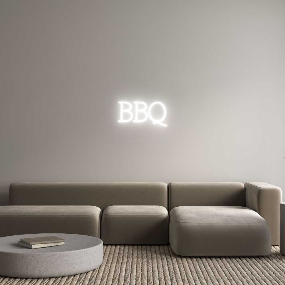 Individuelles Neon: BBQ