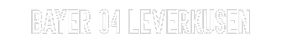 Individuelles Neon: Bayer 04 Leve...