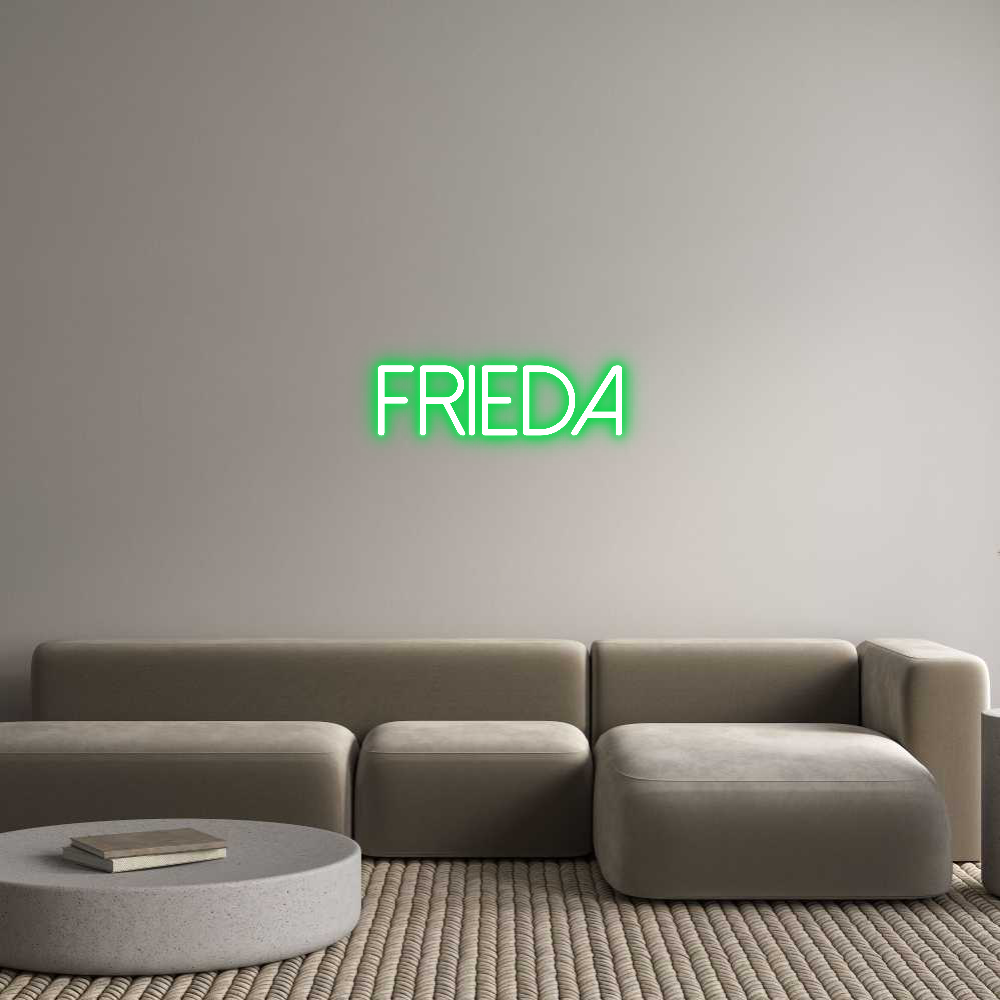 Individuelles Neon: Frieda