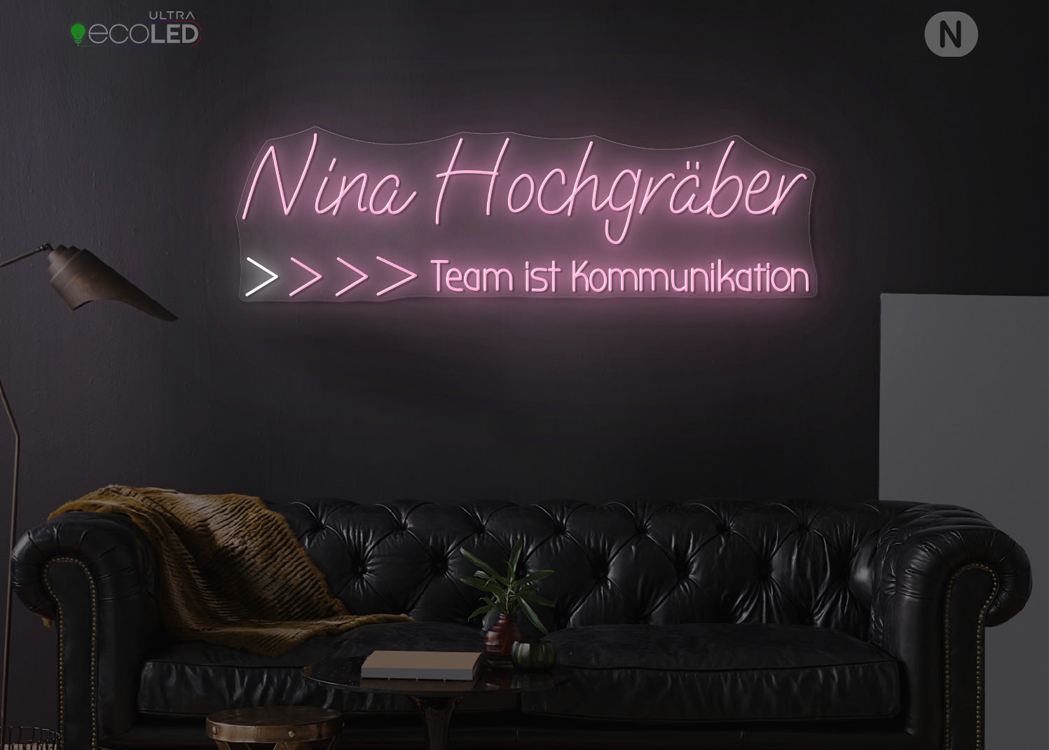 Individuelles Neonschild